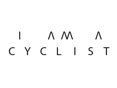 I AM A CYCLIST cycle cyclist graphic design iiiustrator illustration illustrator infographic logo vector