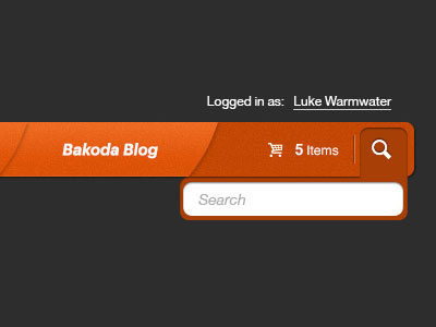 Bakoda Search Tool e commerce magnifying glass navigation search shopping cart