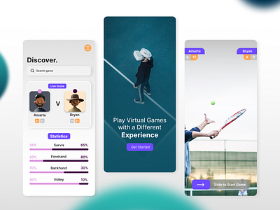 VR Games App branding graphic design interfacely productdesign ui uidesigner uiinspiration uikit uiux ux uxdesigner uxinspiration uxresearch