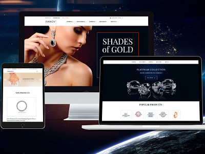IVANOV design ecommerce ecommerce design jewelry jewelry shop online store web web design webdesign website website design