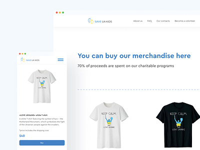 Charity foundation branding charity design foundation help kids main page ui ukraine ux