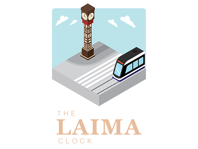 Laima adobe illustrator design greeting card illustration isometric postcard
