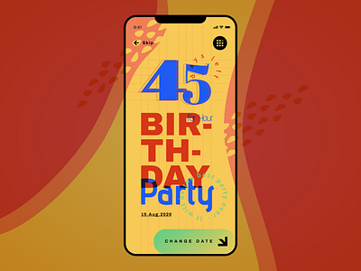 #DailyUI #014 · Countdown Timer animation animation 2d app design birthday party color palette colorsandfonts countdown timer figma design flat flat illustration gradients graphics illustration microinteraction minimal typographic ui design ux ui vector illustration visual design