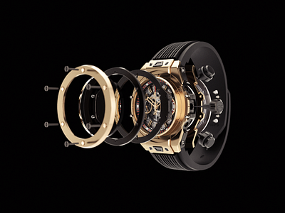 Hublot Big Bang exploded view