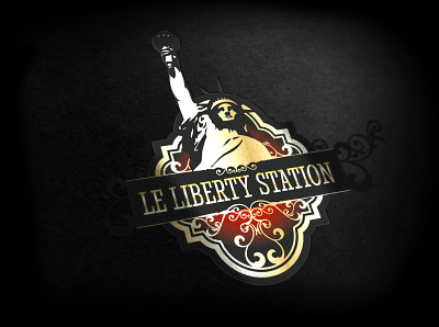 libertystation Logo clubbing logo nightclub