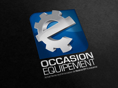 Occasion equipement logo construction logo