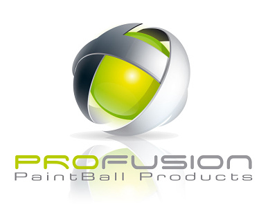 Porfusion logo propostion 3 logo paintball