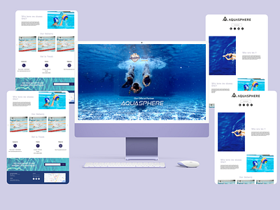 CN Antibes Swimming Club design redesign ui uidesign website