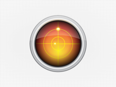 Radar icon illustrator radar