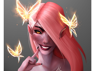 smirkish concept concept art design digital painting elf fantasyart illustration photoshop art