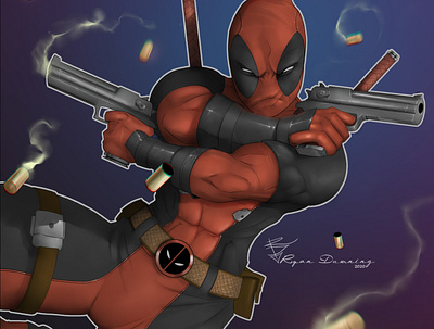 deadpool action avengers comics deadpool fanart marvel marvelcomics mcu