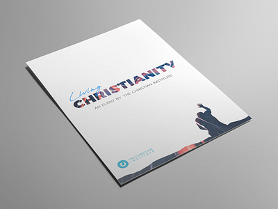 Living Christianity - Poster Design christian christianity creative design design digital art event flyer graphic design minimal design minimalist poster design print print design typography