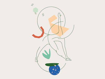 Joganika asana illustration illustrations illustrator peaceful vector wellbeing wellness yoga yoga pose