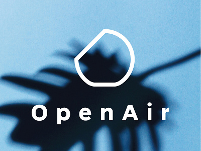 OpenAir logo blue brand design branding design identity logo logo design logotype typography vector