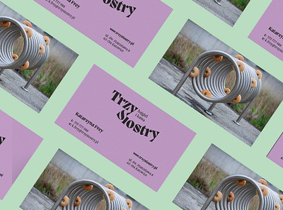 Trzy Siostry beagle branding businesscard bussiness card café coffee identity logo vector