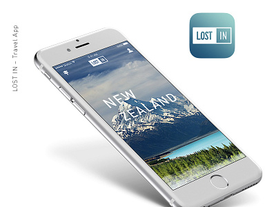 LOST IN - Travel App app branding travel ui ux web design