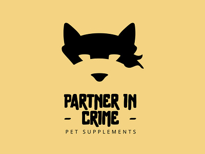 Partner In Crime animal branding crime dog identity illustration logo logotype naming packaging partner pet vector