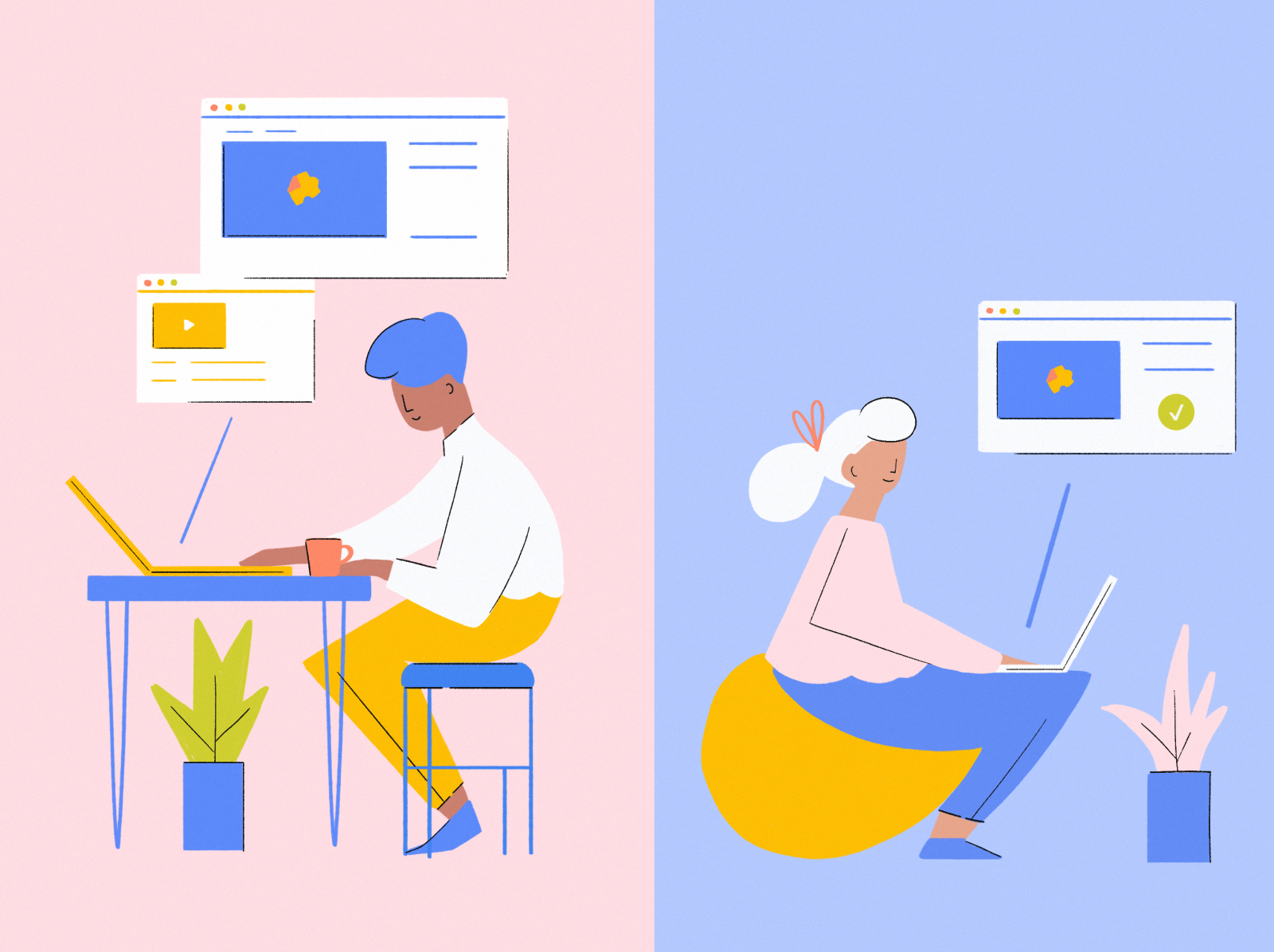 Remote Learning by Elia Polegre on Dribbble
