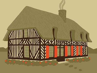 History of houses: Timber frame history house medieval timber