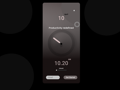 Daily UI :: 001 - Productivity App app dailyui design productivity app signup ui