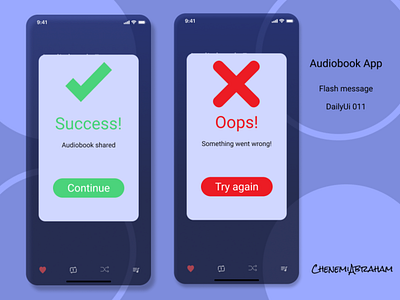 Audiobook App UI