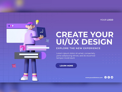 3D for Web UI theme