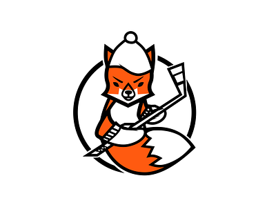 Foxes design esports logo illustration logo minimalistic sketchapp sports logo vector