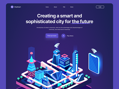 CitySmart - Hero Landing Page 😁