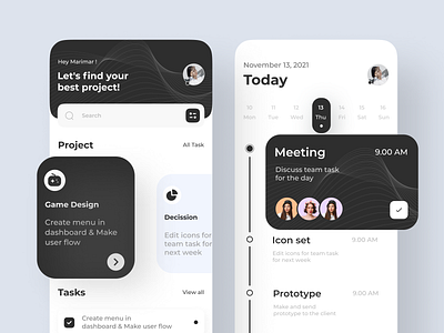 Task Management App Concept 🔥 by Habibi 🤖 for Enver Studio on Dribbble