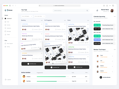 Task Management Dashboard Concept 🔥