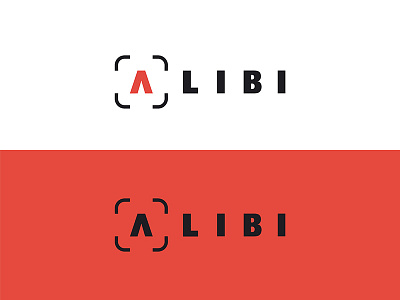 Alibi Logo alibi letters logo logotype symbol type typography
