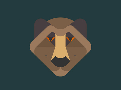 BEAR animal animals bear design face illustration nature vector
