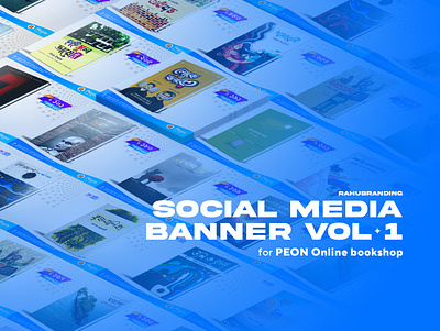 Social Media Banner Online Bookshop branding graphic design social media social media advertising social media marketing social media post