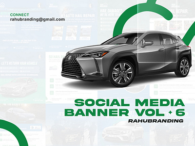 Social Media Banner 6 • Car Repair Service banner advertising banner social media post branding design graphic design social media social media ads social media post