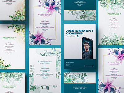 Assignment Cover Design RAHUBRANDING