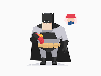 Old Batman batman love superman