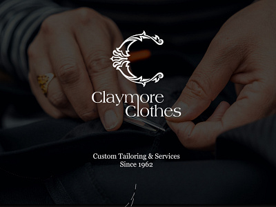 Claymore Clothes logo graphic design illustration logo logotype visualidentity