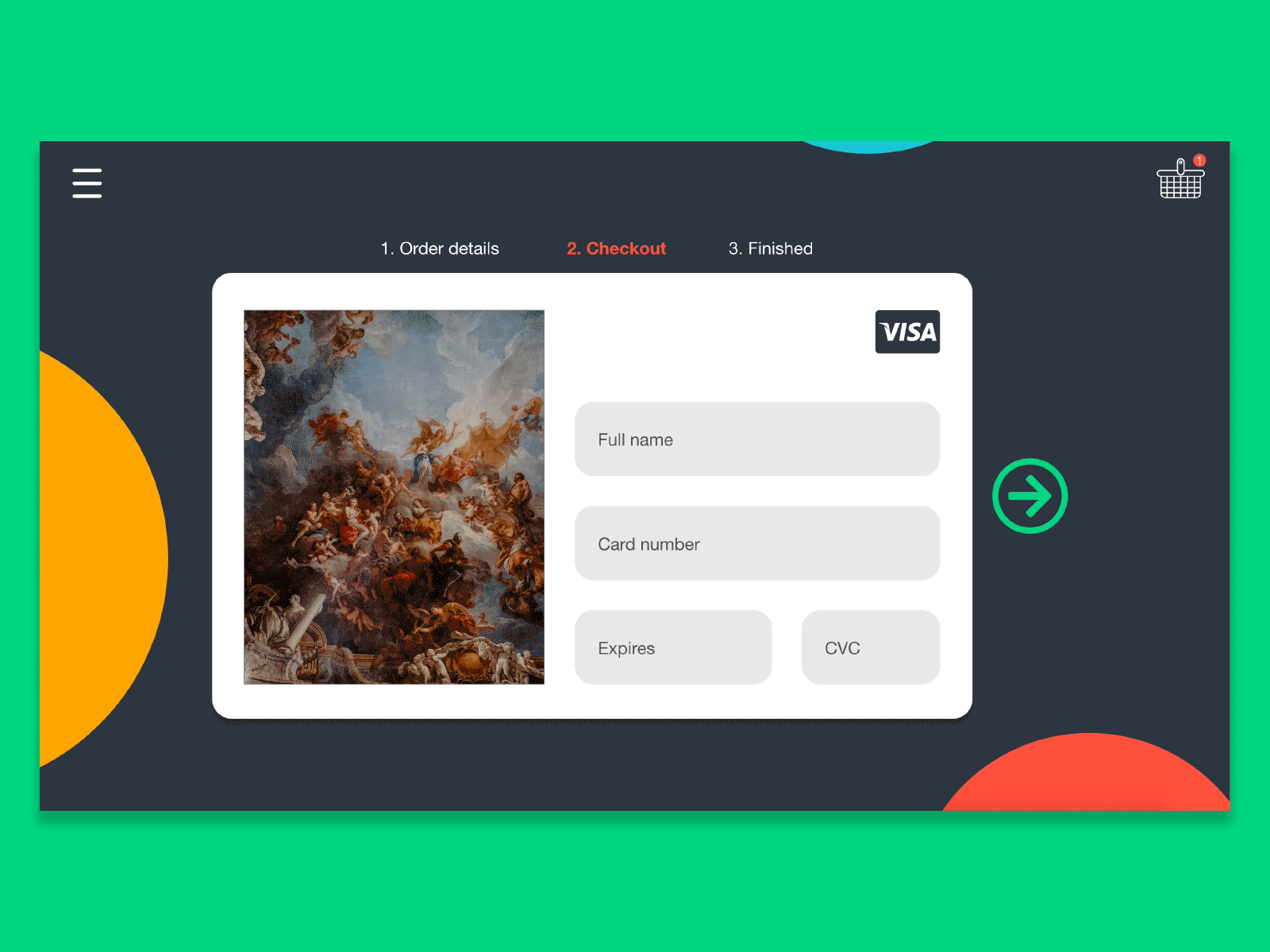 Daily UI 002: The Art Project dailyui 002 design flat icon illustration minimal typography ui ux vector web