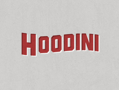 Hoodini Logo Concept brand concept logo