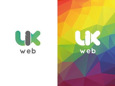 Uix-web Logo Design colorful fresh green logo services ui ux web