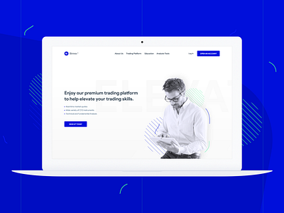 Trading Platform - Landing page