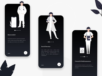 Medical Mobile App app design doctor health medical mobile prescription ux uxui visual design