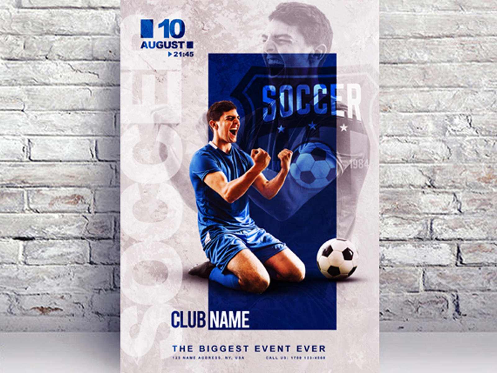 Soccer Free Flyer Template By Freeestin On Dribbble