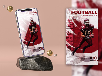 American Football Stories Template flyer psd free flyer template free insta post insta story instagram instagram banner instagram banners instagram post instagram story social media social pack stories story template