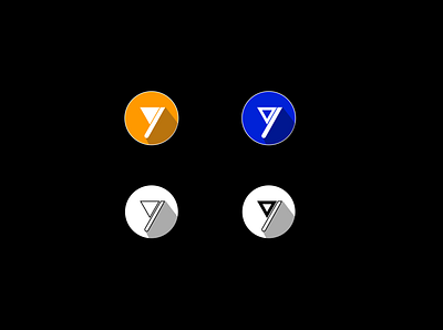 Y-Logo adobe app art design flat icon illustration logo minimal vector