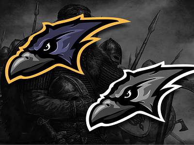 Great Odin’s Raven! branding icon logo odin raven