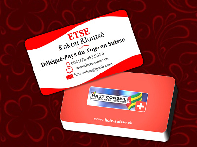 business card for customer in Switzerland businesscard card switzerland