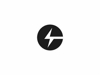 C Lightning Logo a circle app branding design digital free geometric icon identity letter lightning logotype mark negativespace print sale symbol vector