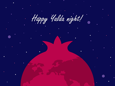 Happy Yalda night! character design design festival happy illustration illustrator yalda