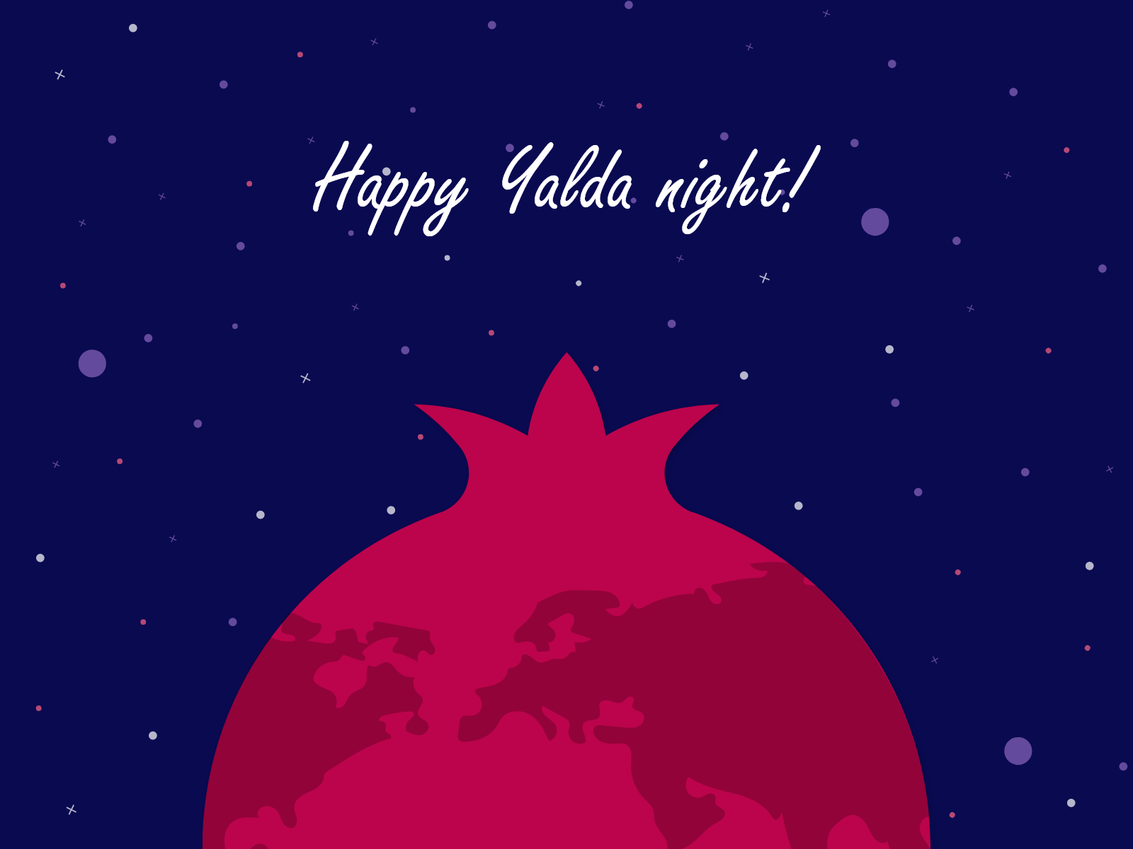 Happy Yalda night! by Nooshin Arazkhani on Dribbble